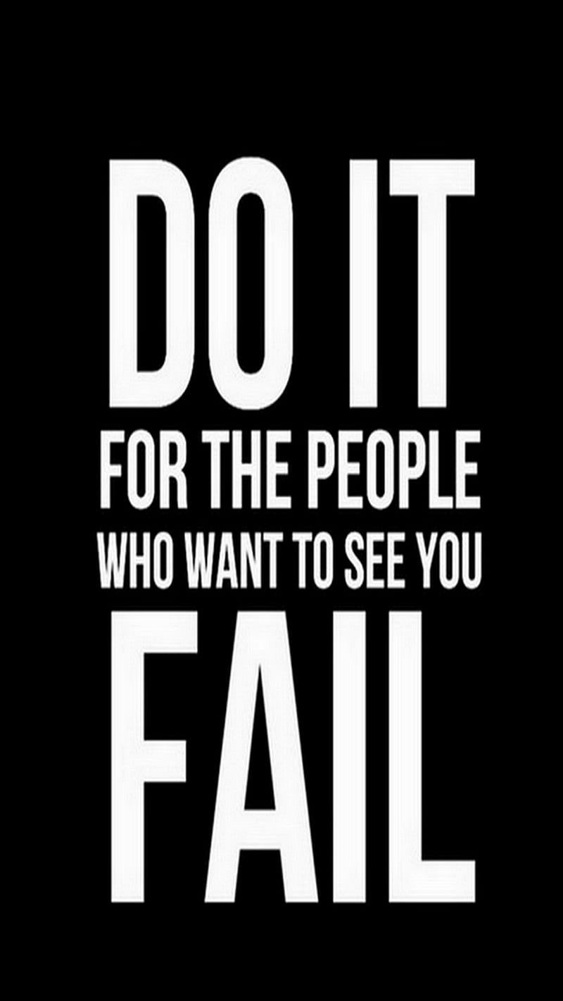Do It, fail, people, see, HD phone wallpaper