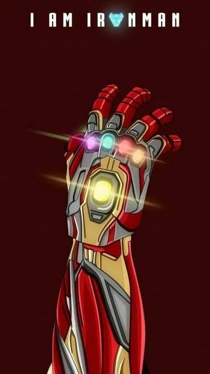 Iron Man, avengers, endgame, infinity, marvel, nano gauntlet, onlymarvel, guerra, HD phone wallpaper