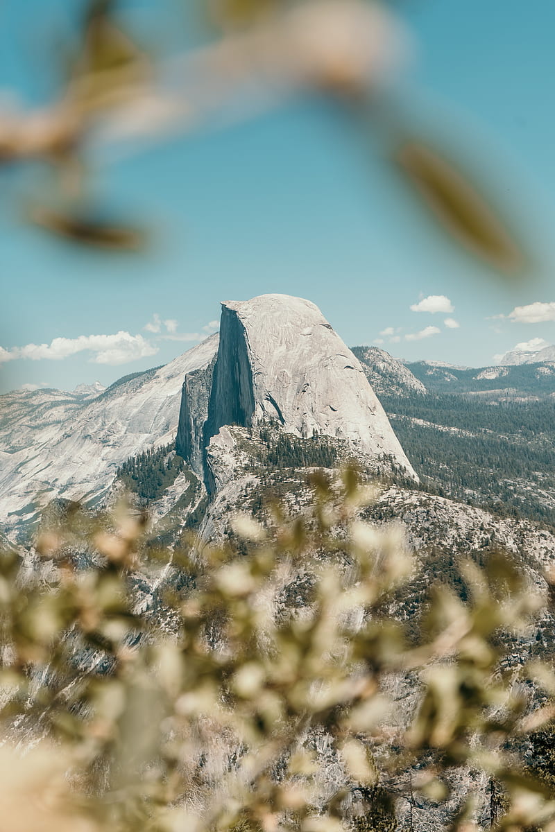 mountains, peak, rock, mountain range, landscape, HD phone wallpaper