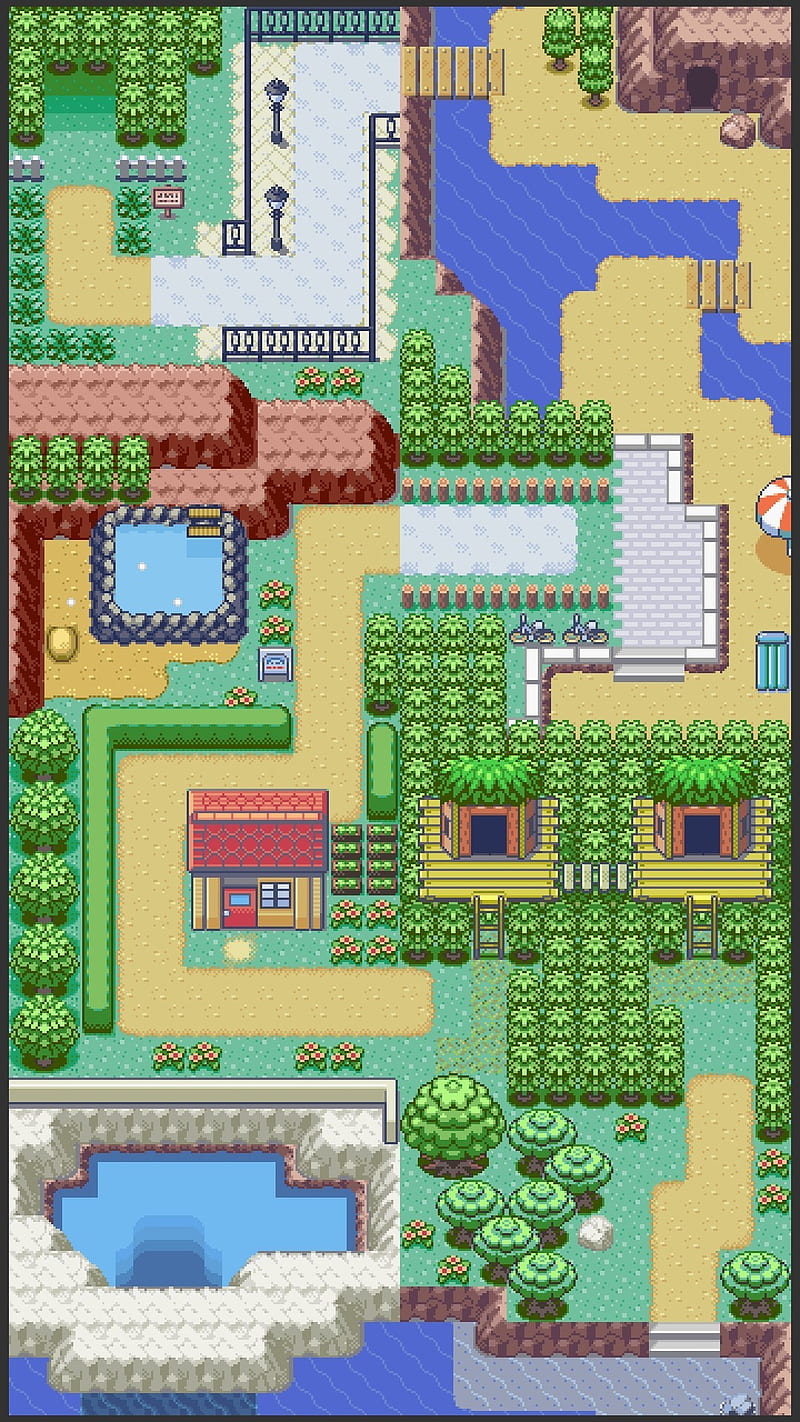 Pokemon Pixel Map, game, map, nintendo, pixel, pokemon, HD phone wallpaper  | Peakpx