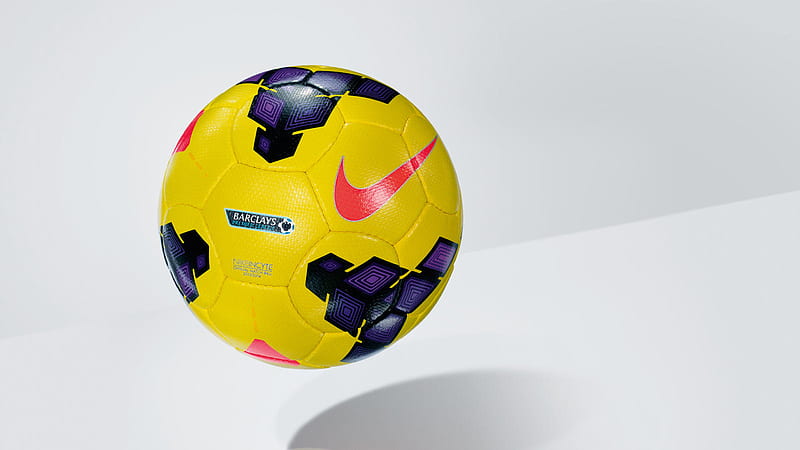 Nike Football Incyte Vs Premier League Ball In White Background Football, HD wallpaper