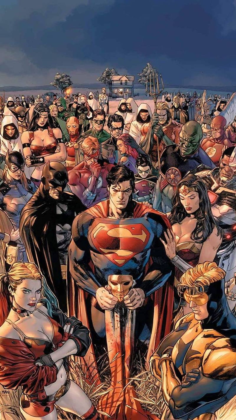 DC comics , super, heroes, HD phone wallpaper