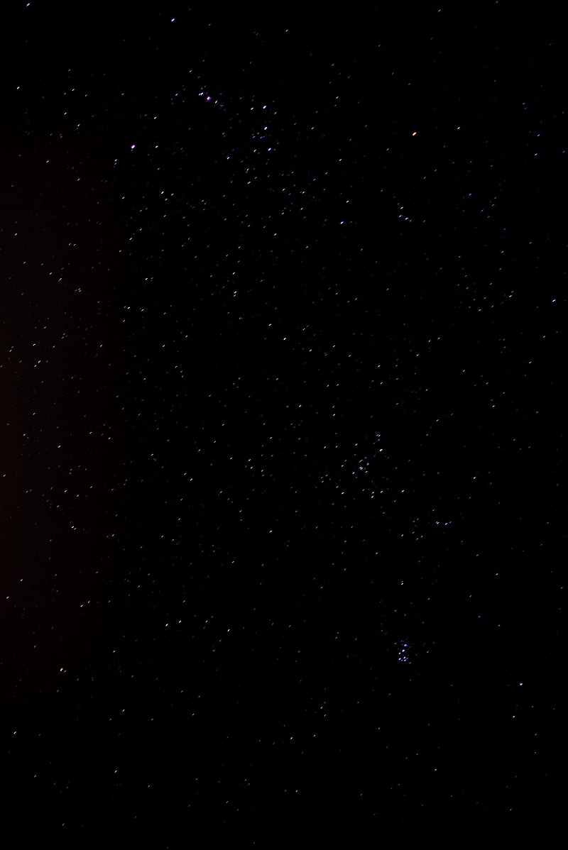Stars, starry sky, night, black, HD phone wallpaper