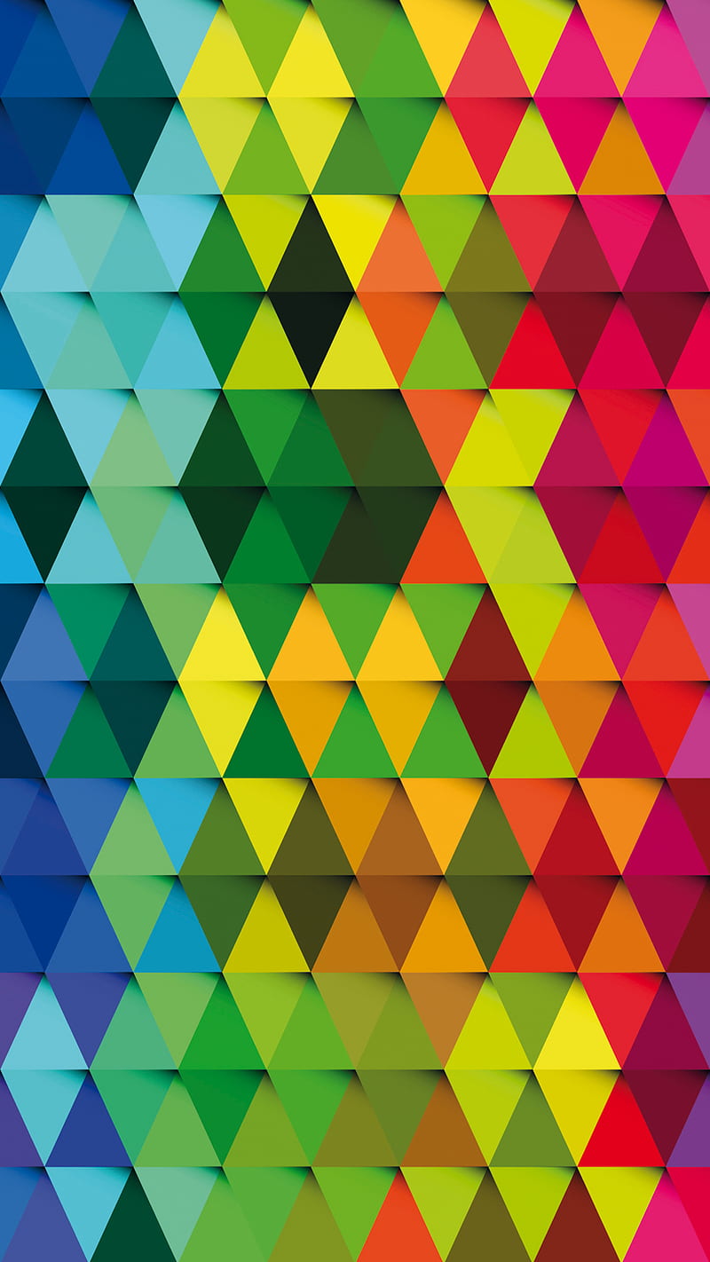 Colorful Rhombs, abstract, background, colors, geometry, rhomb, HD