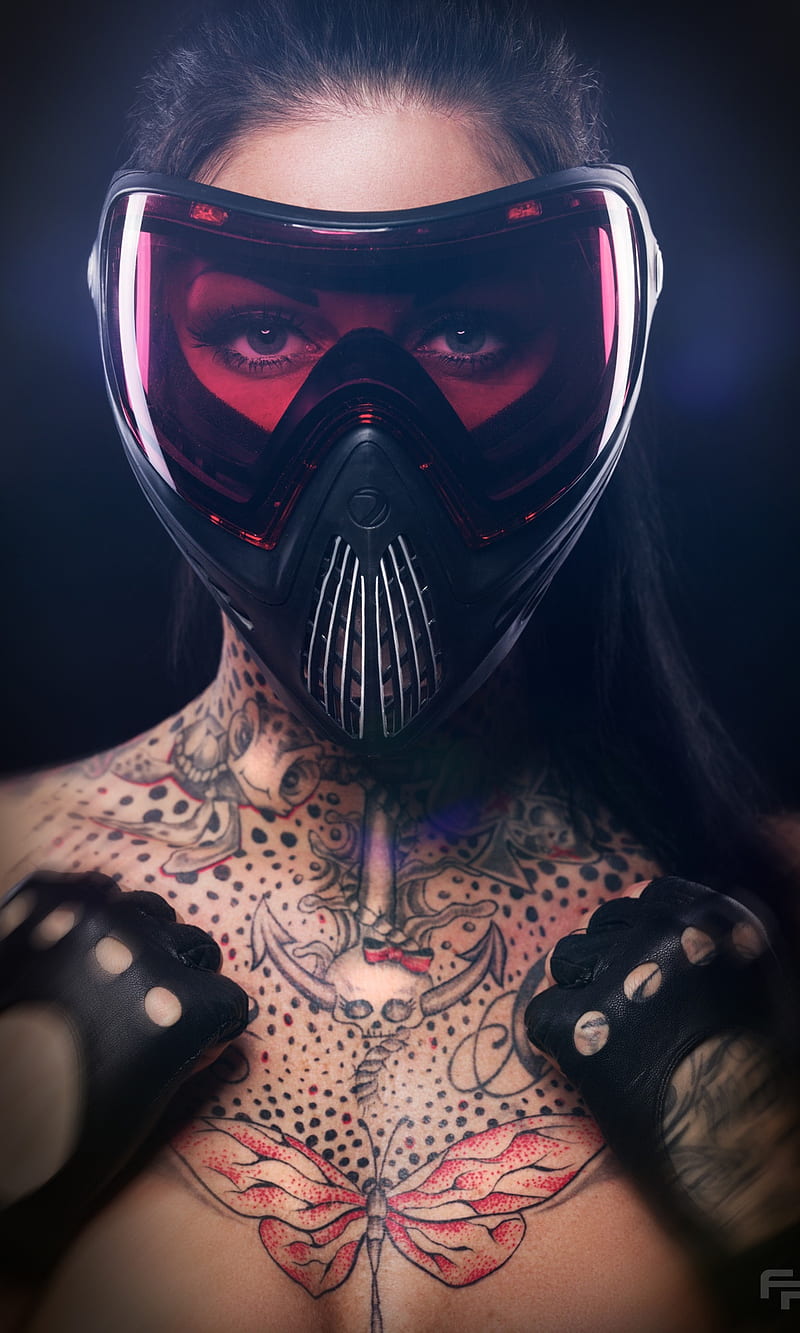 Mask, tattoo, HD phone wallpaper | Peakpx