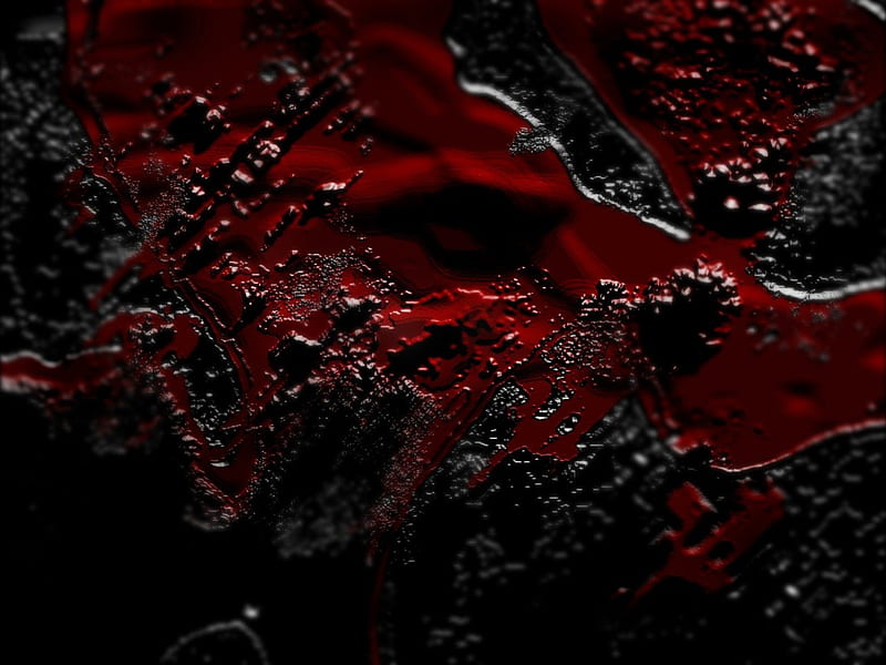 Blood on the Wall, red, dark, black, gloss, wall, blood, HD wallpaper