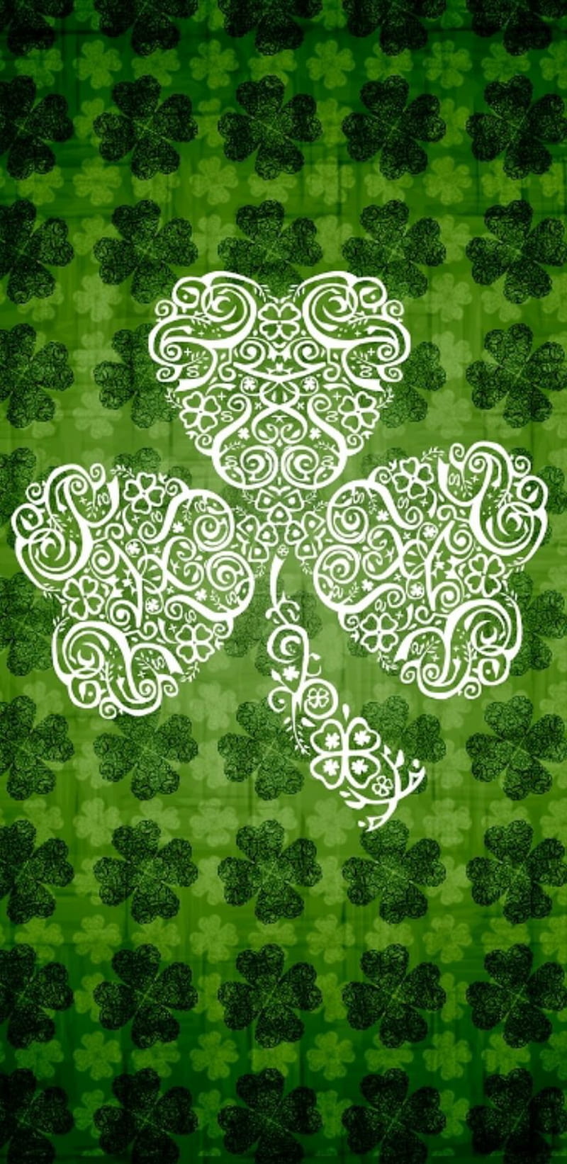 Shamrock, green, irish, white, HD phone wallpaper | Peakpx