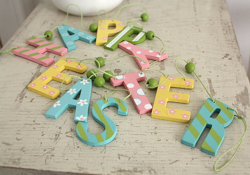 ๑๑ Easter greeting ๑๑, easter greeting, colorful, message, letters, entertainment, spring, happy easter, fashion, HD wallpaper