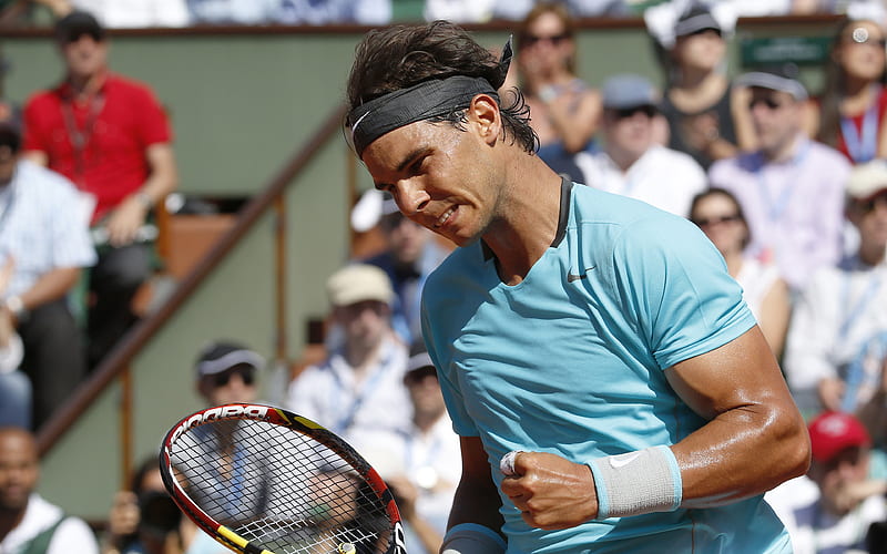 Rafael Nadal, ATP, The King of Clay, Spanish tennis player, leader, portrait, tennis, HD wallpaper