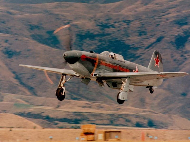 Yak-3 Taking Off, ww2, fighter, recon, prop, wing, HD wallpaper