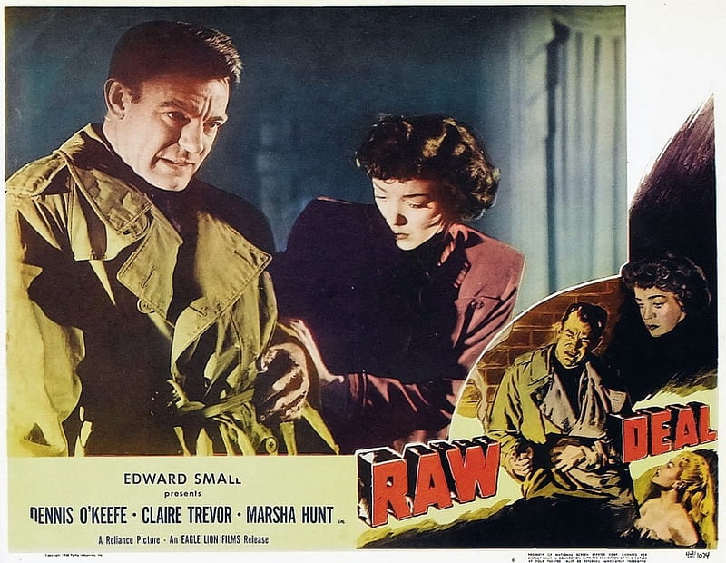 Classic Movies - Raw Deal (1948), Dennis O Keefe, Claire Trevor, Classic Movies, Raw Deal, HD wallpaper