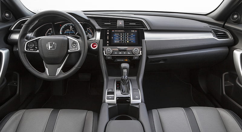 2016 Honda Civic Coupe Touring - Interior, Cockpit, car, HD wallpaper ...