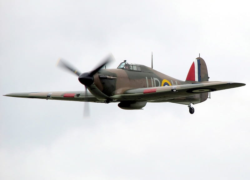 Hawker Hurricane, raf, hurricane, ww2, fighter, hawker, HD wallpaper