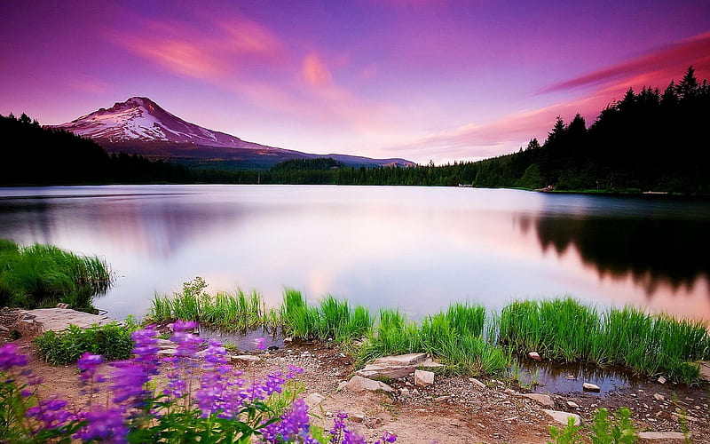 Lake of Heaven-Nature Scenery, HD wallpaper