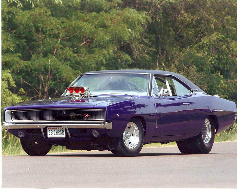 1968 Dodge Charger R/T, rt, supercharged, 1968, mopar, charger, blown, classic, dodge, muscle car, HD wallpaper