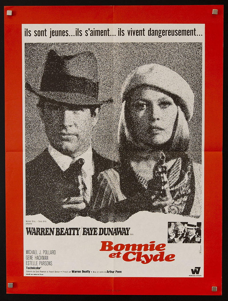 Bonnie and Clyde Movie Poster 1970's RI – Film Art Gallery, HD phone  wallpaper