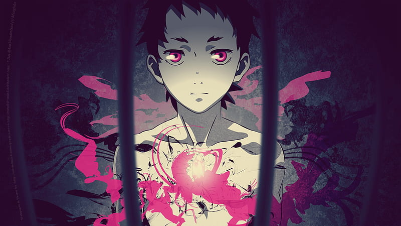 Ganta, male, deadman wonderland, anime, imprisoned, red eyes, HD wallpaper