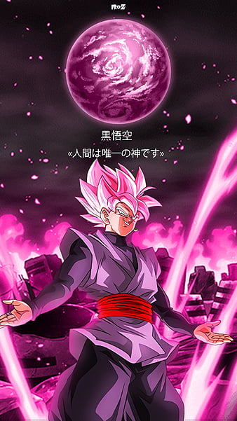 Goku black, goku aesthetic, anime, HD phone wallpaper