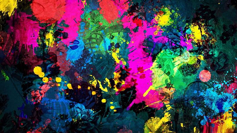 Colorful Paint HD Wallpapers - Wallpaper Cave