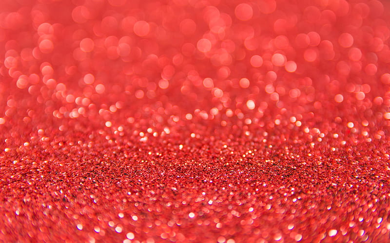 red glittering background glitter texture, close-up, sparkles, red glittering texture, HD wallpaper