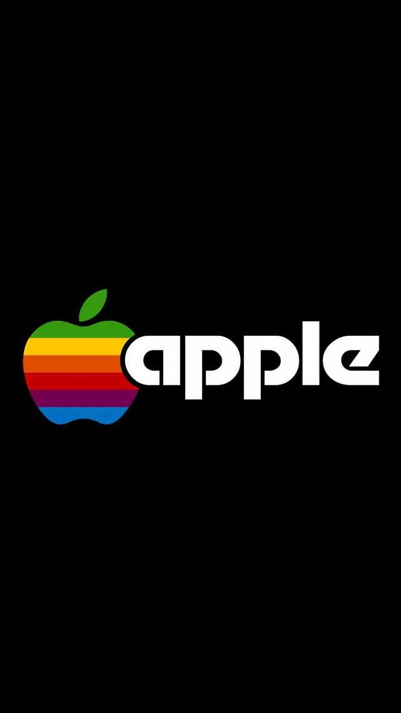 Retro Apple Logo, nostalgia, 80s, HD phone wallpaper | Peakpx