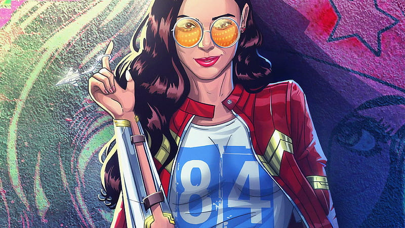 Wonder Woman 1984 Modern Art, wonder-woman, superheroes, artwork, digital-art, HD wallpaper