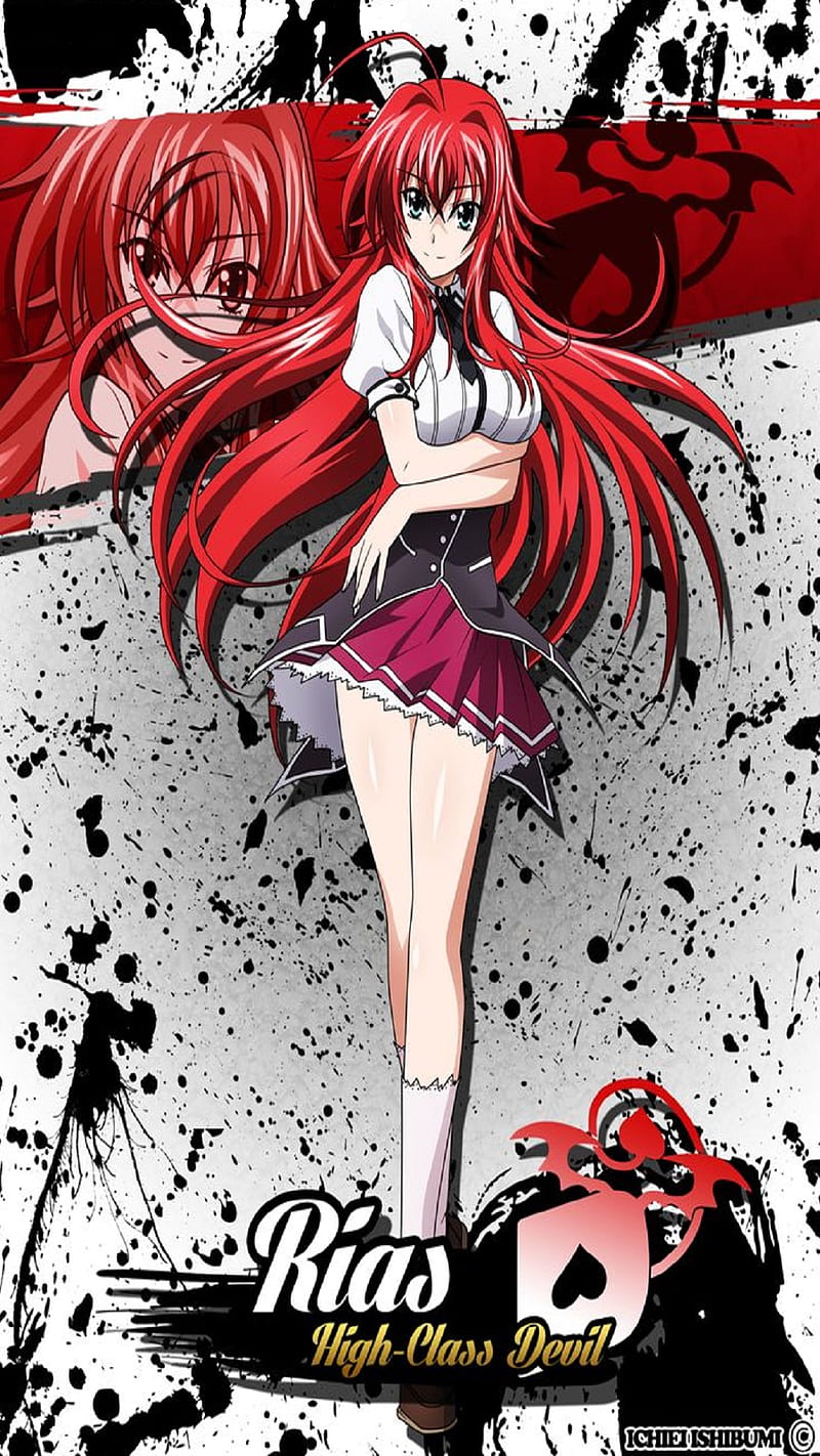 Rias Gremory iPhone 4 640x960 wallpaper