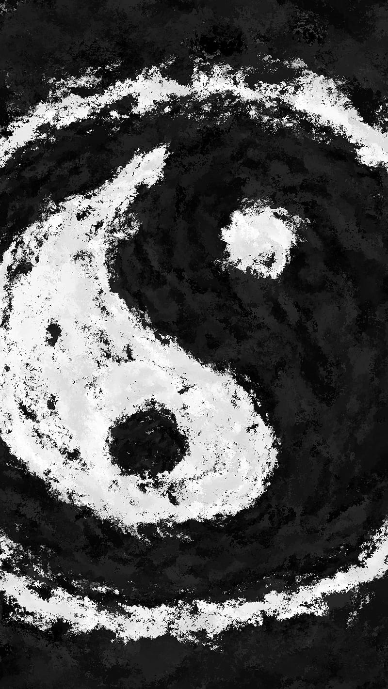 yinyang, AMAZING, balance, black and white, om, spirit, spiritual, trippy, yin yang, zen, HD phone wallpaper