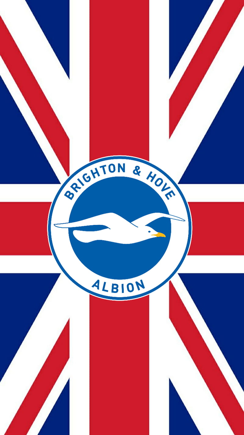 Brighton and HA, brighton, british, flag, football, football club, gb, great britain, union jack, united kingdom, HD phone wallpaper