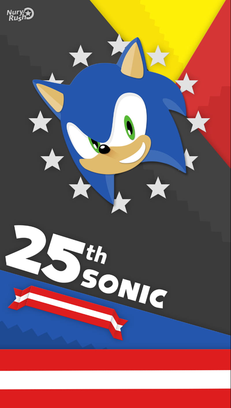 Sonic 25th, anniversary, mania, HD phone wallpaper