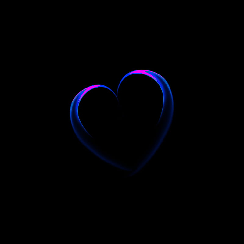 Heart Valentine's day, February 14, I love you, Valentine, Valentine's day,  dark, HD phone wallpaper | Peakpx
