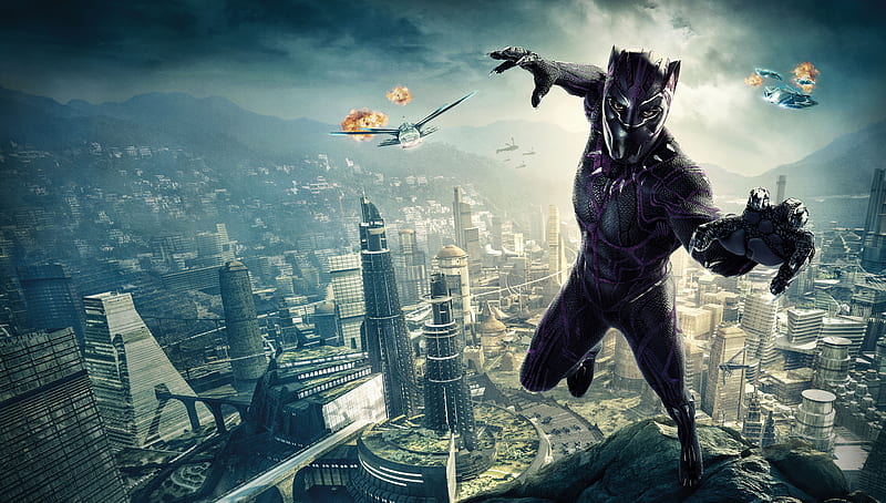 Black Panther 10k Poster, black-panther, 2018-movies, movies, HD wallpaper