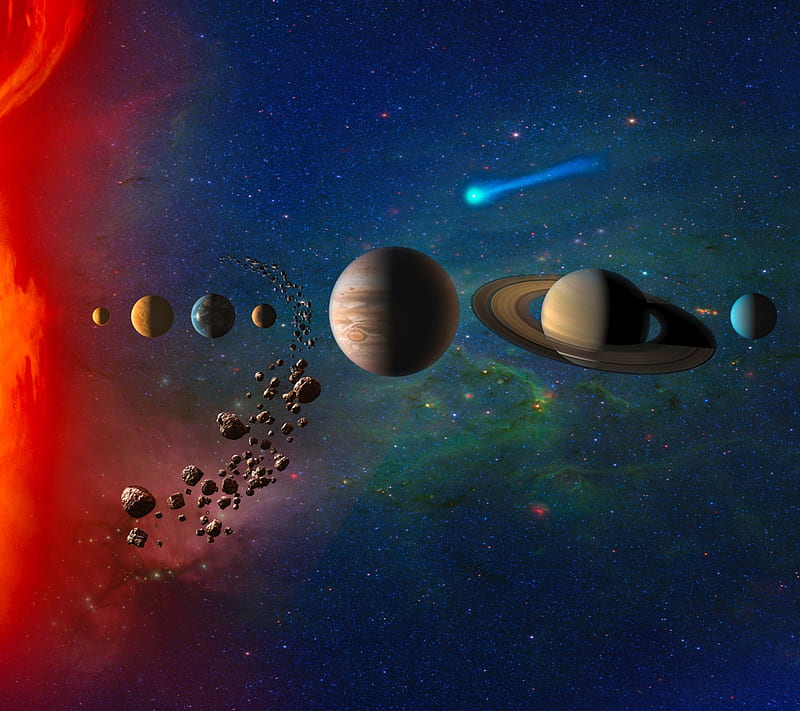 Solar System, HD wallpaper