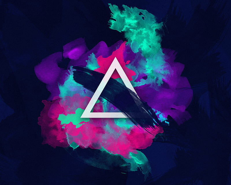 Graphic Design Vector, triangle, abstract, HD wallpaper
