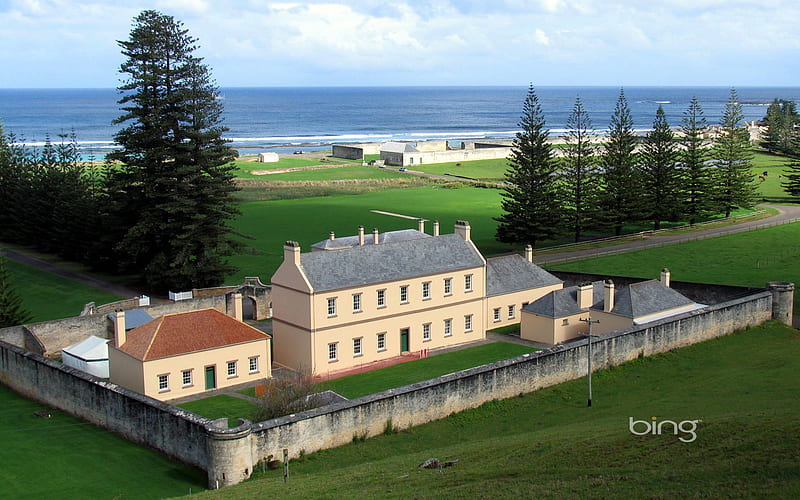 Australian colonial government buildings in Kingston, HD wallpaper