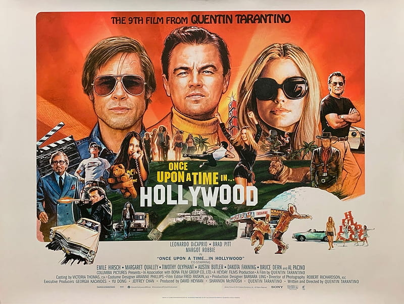 Once Upon A Time In Hollywood (2019), Bradd Pitt, Quentin Tarantino, Once Upon A Time In Hollywood, Leonardo Di Caprio, HD wallpaper