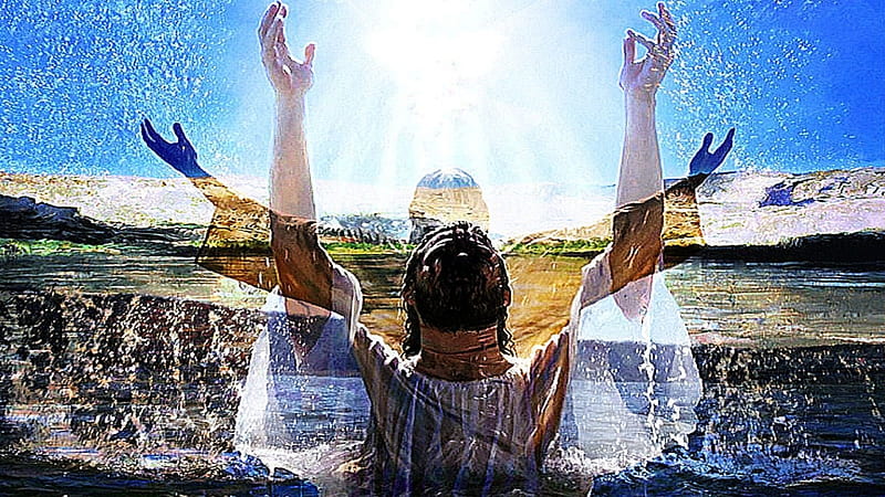 Baptism is a living praise to GOD, Baptism, Praise, Newlife, Jesus, HD wallpaper