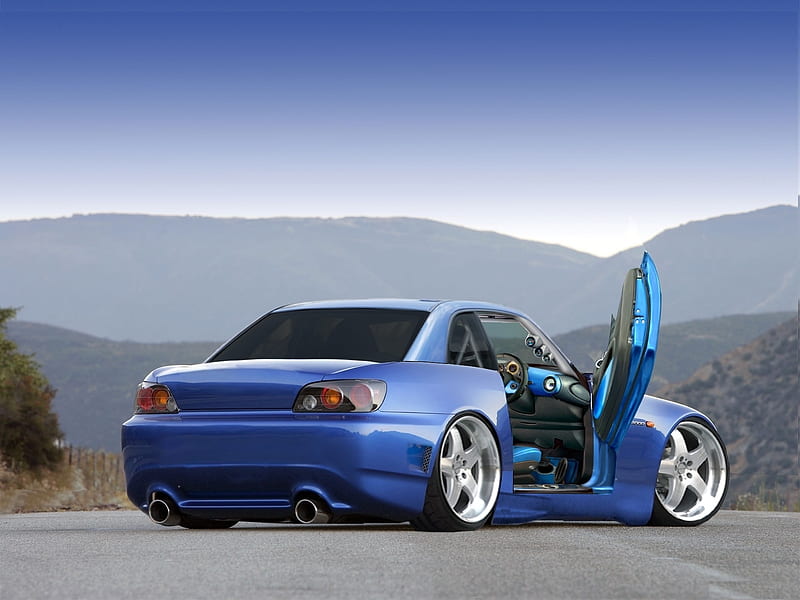 hopped Ride, car, import, hop, honda, tuner, HD wallpaper