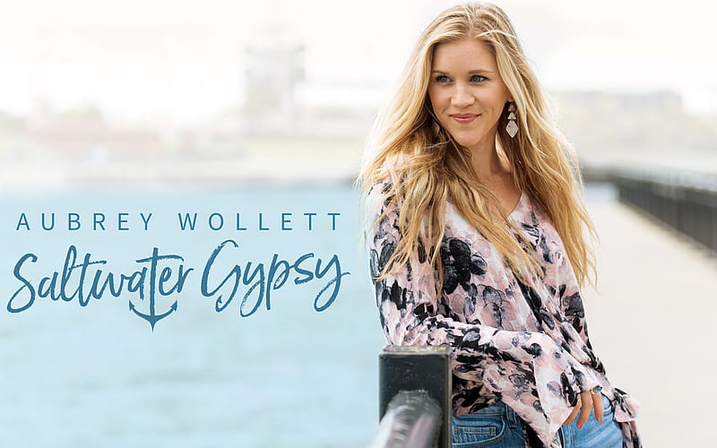 Aubrey Wollett, 2017, american singer, beauty, Saltwater Gypsy, HD wallpaper
