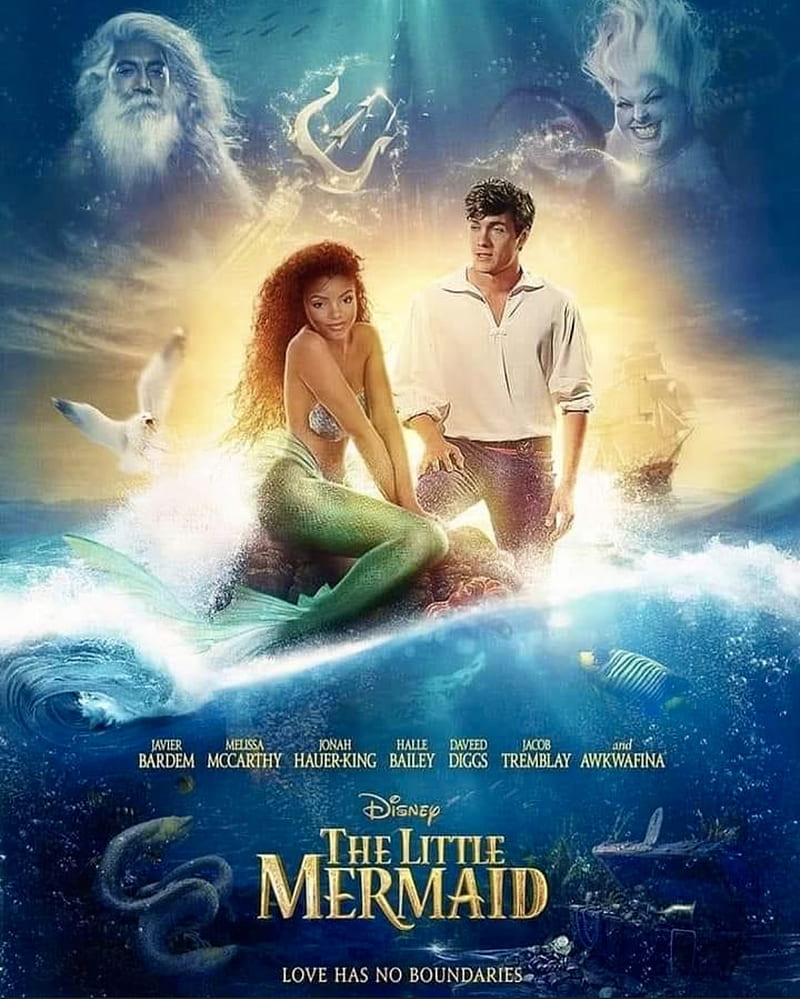 The Little Mermaid (2023), HD phone wallpaper