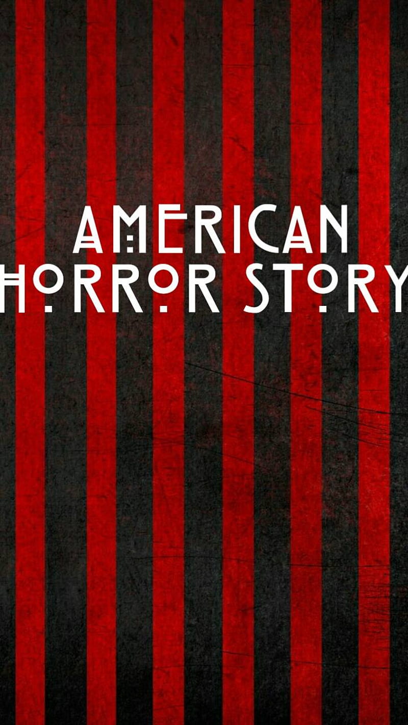 Ahs, black, red, strips, background, creepy, cool, american horror story, HD phone wallpaper