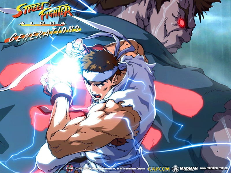 Ryu artwork #2, Street Fighter Alpha