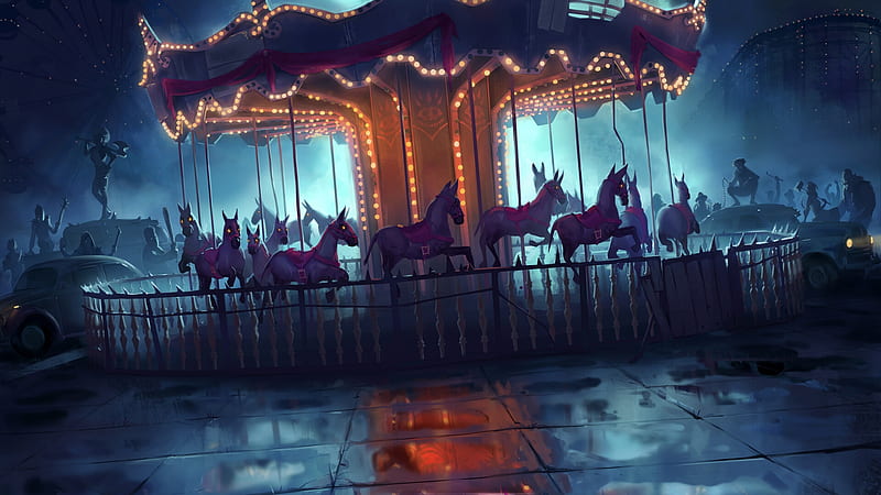Carousel ride with Unicorn : r/AzureLane