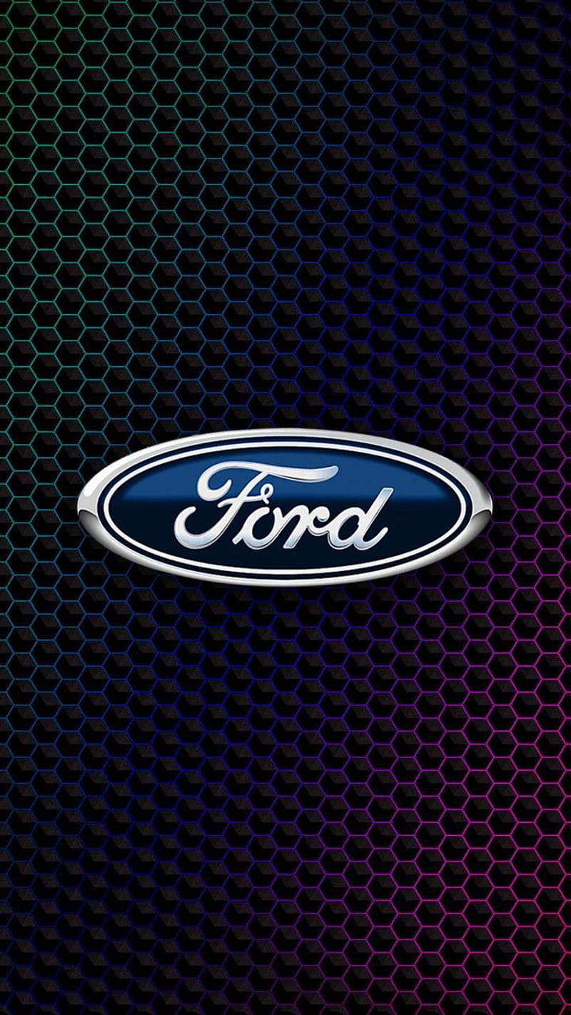 Ford Trio, badge, car, colour, logo, HD phone wallpaper