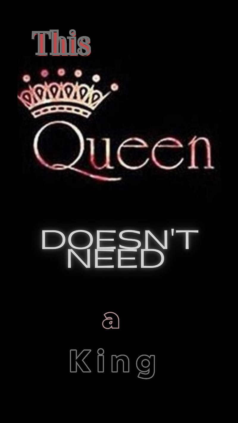 This Queen, bonito, black, empowering, independent, king, pink, pretty, HD  phone wallpaper | Peakpx