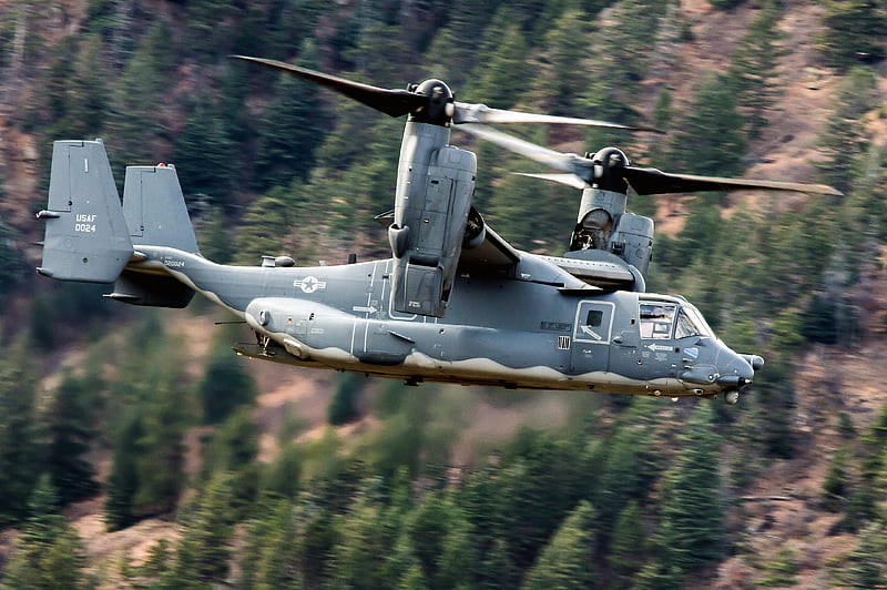 Military Helicopters, Bell Boeing V-22 Osprey, Aircraft, Transport Aircraft, Warplane, HD wallpaper