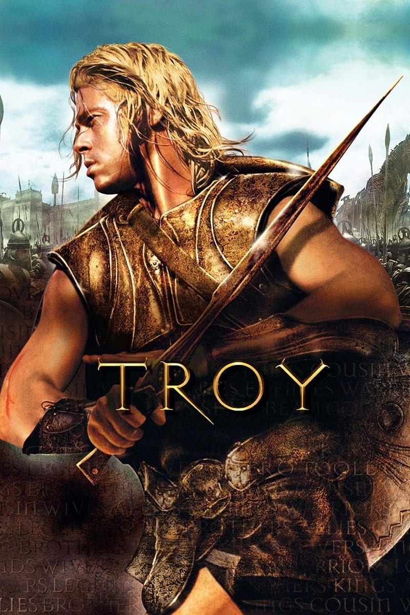 Troy (2004). Brad pitt troy, Troy, Troy film, Helen of Troy, HD phone wallpaper