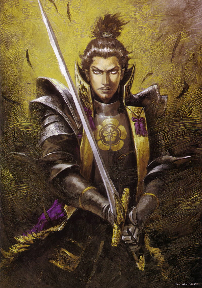 Creative Uncut - Oda Nobunaga illustration from Samurai Warriors 3 by artist Ayami Kojima. See more of her illustrations in our art gallery: / Twitter, HD phone wallpaper