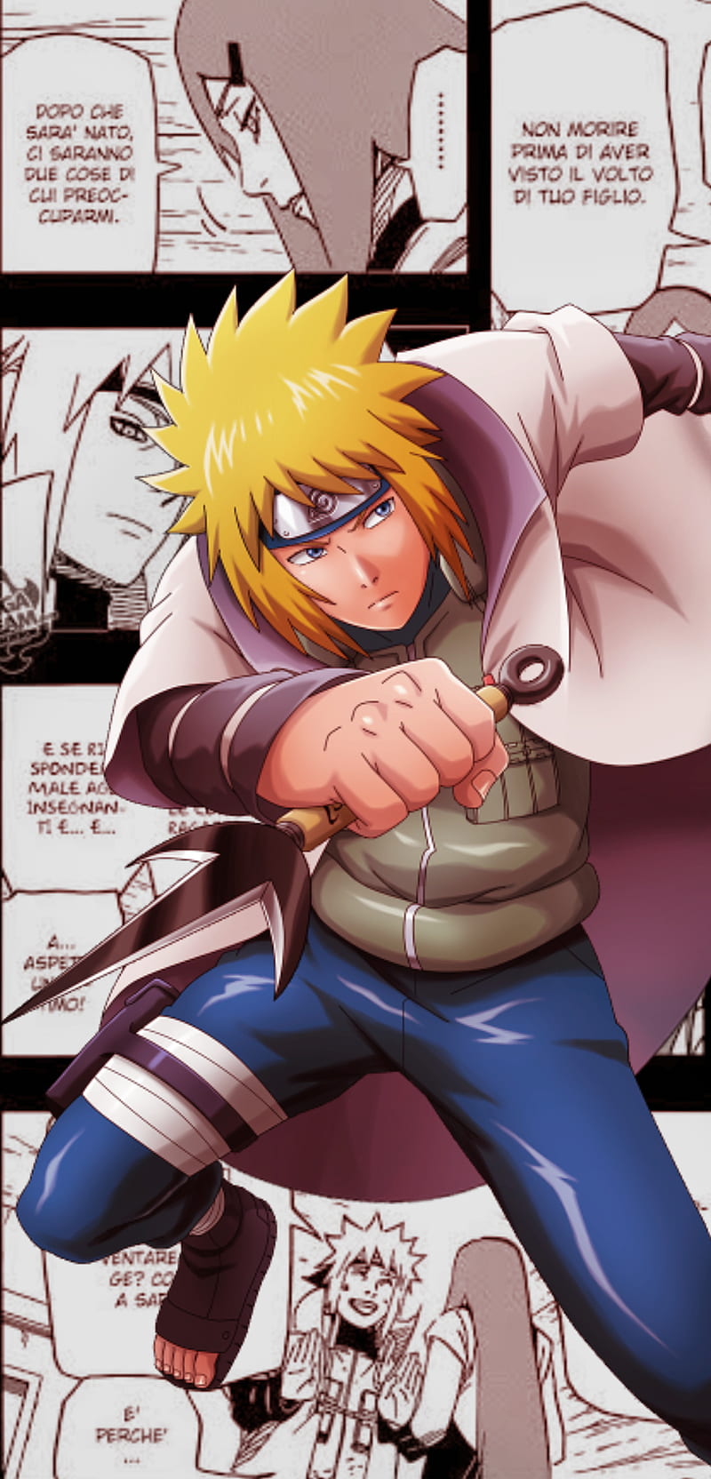 Quarto hokage  Naruto minato, Naruto wallpaper iphone, Ilustrasi komik