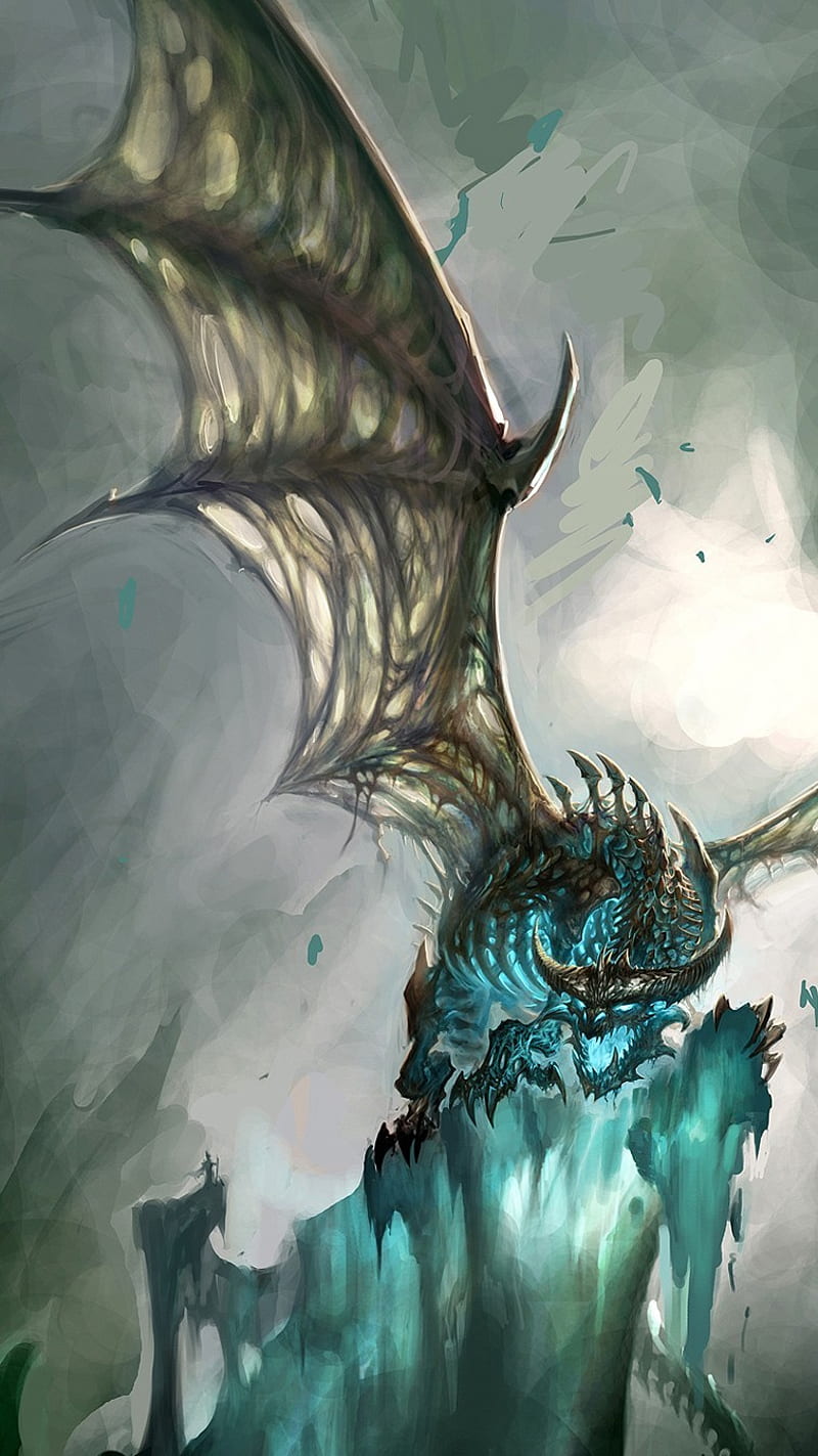 Dragon WoW, dragon, frost, world of warcraft, wow, HD phone wallpaper